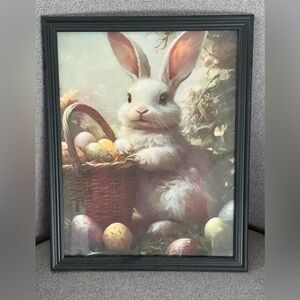 Framed 8x10 Easter Bunny Print